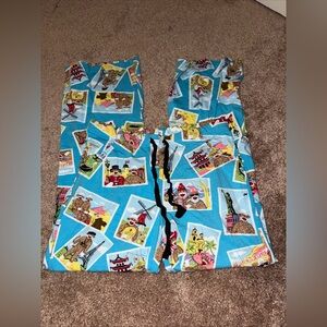 NWT Nick and Nora vacation sock monkey pajamas